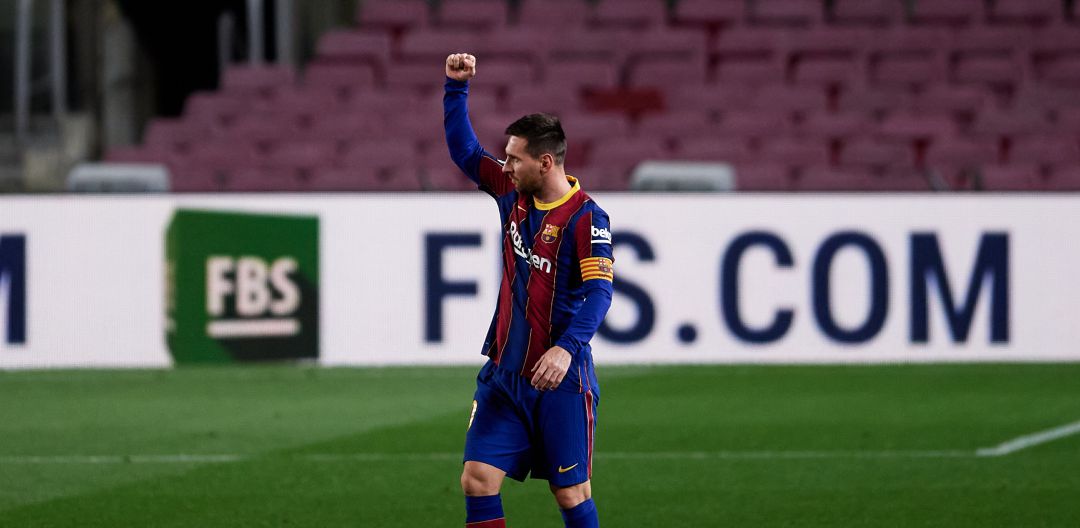 Leo Messi festeja su gol ante el Athletic Leo Messi festeja su gol ante el Athletic