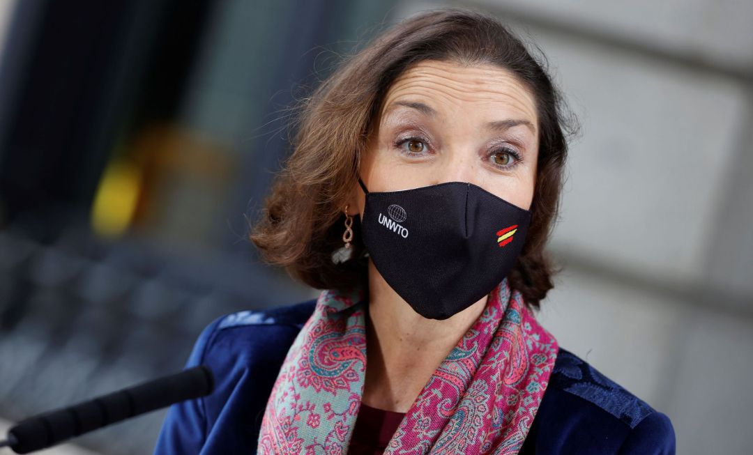 La ministra de Industria, Comercio y Turismo, Reyes Maroto. La ministra de Industria, Comercio y Turismo, Reyes Maroto.