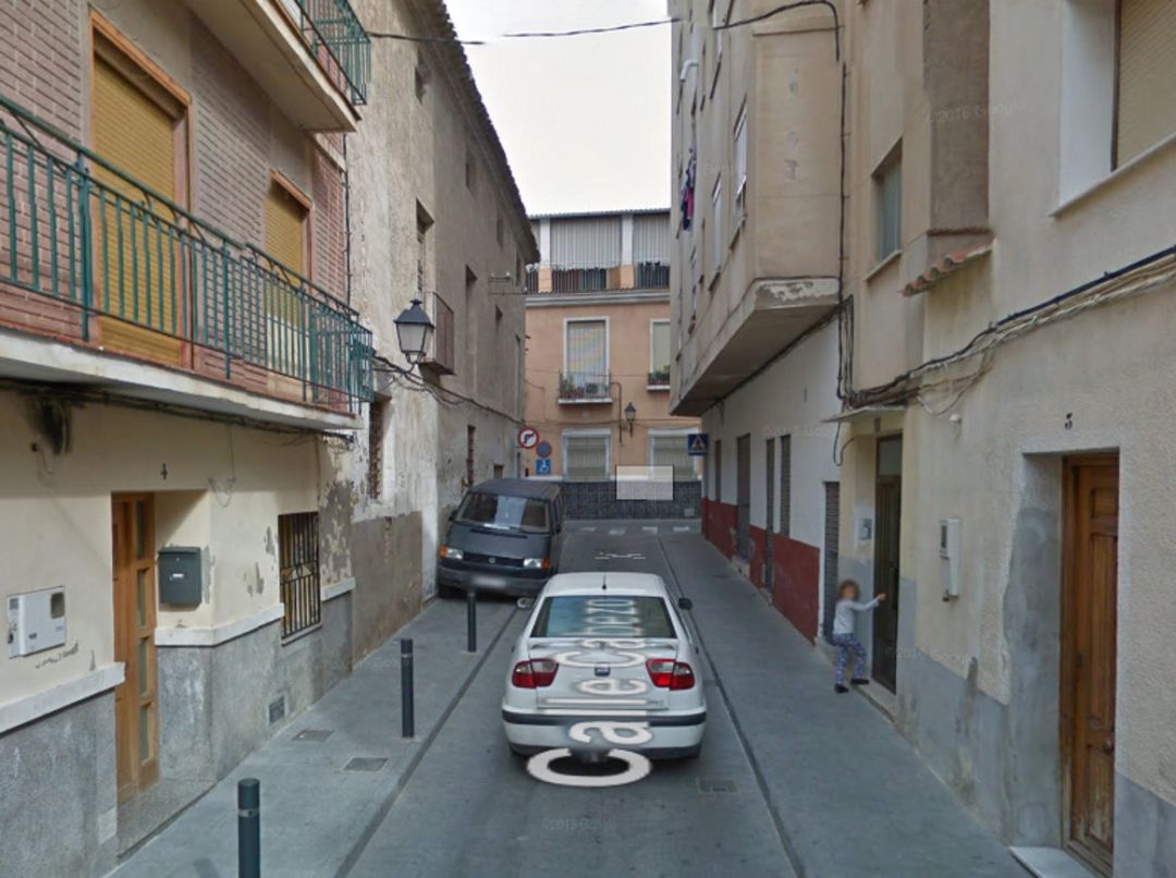Calle Cabezo (Cieza), lugar del incendio Calle Cabezo (Cieza), lugar del incendio