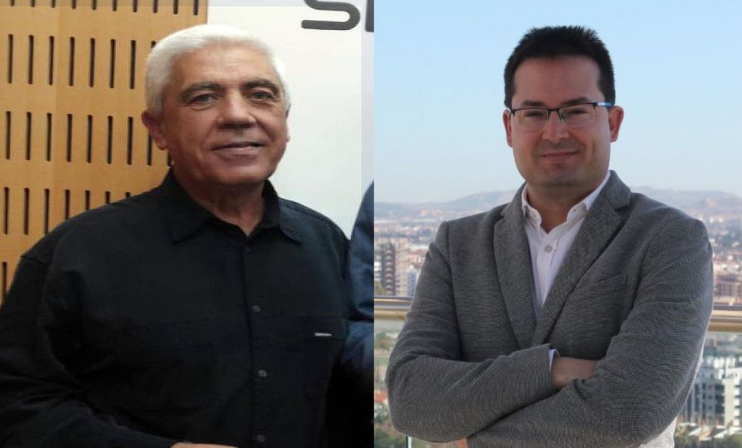 A la izquierda el doctor Martínez, a la derecha Samuel Parra A la izquierda el doctor Martínez, a la derecha Samuel Parra