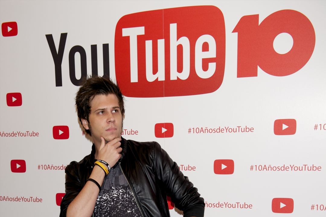 El Rubius, en la fiesta de los diez alos de YouTube en 2015 en Madrid. El Rubius, en la fiesta de los diez alos de YouTube en 2015 en Madrid.