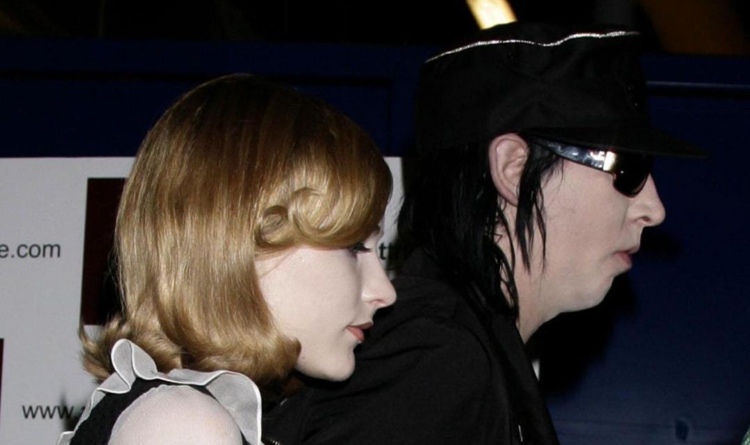 Evan Rachel Wood y Marilyn Manson, en una foto de archivo tomada durante su relación en 2007 Evan Rachel Wood y Marilyn Manson, en una foto de archivo tomada durante su relación en 2007