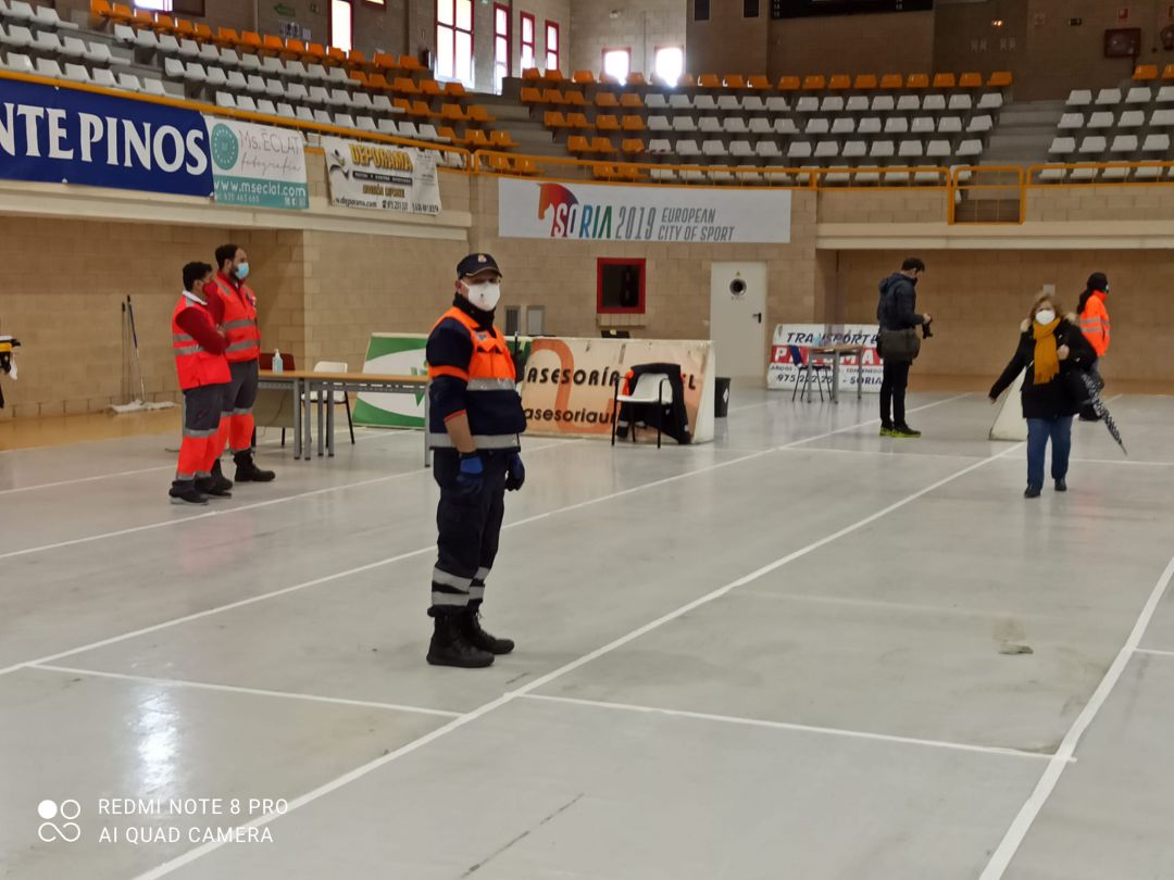 Voluntarios de Protección Civil de Aranda participaron en el cribado de Soria Voluntarios de Protección Civil de Aranda participaron en el cribado de Soria