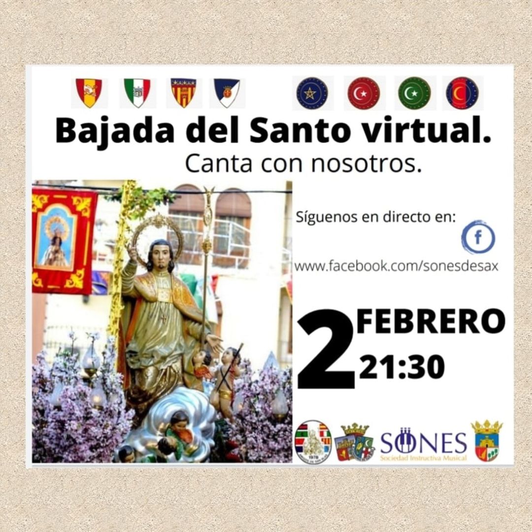 Bajada de San Blas virtual, Sax Bajada de San Blas virtual, Sax