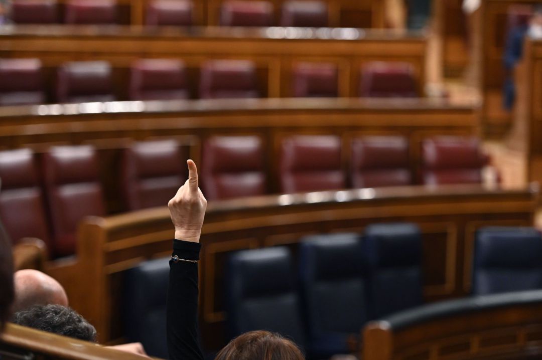 Un momento del pleno extraordinario celebrado este jueves en el Congreso de los Diputados. Un momento del pleno extraordinario celebrado este jueves en el Congreso de los Diputados.