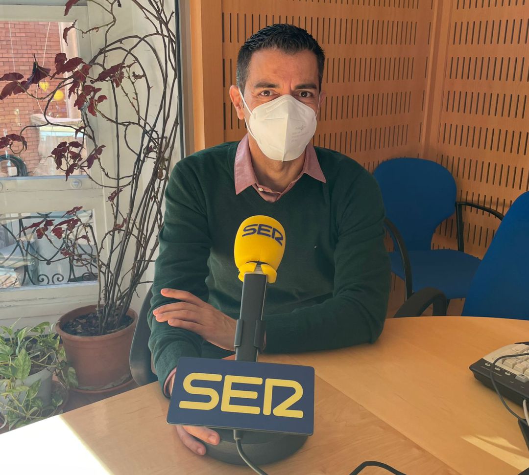 El europarlamentario Marcos Ros (PSOE) en los estudios de Radio Murcia El europarlamentario Marcos Ros (PSOE) en los estudios de Radio Murcia