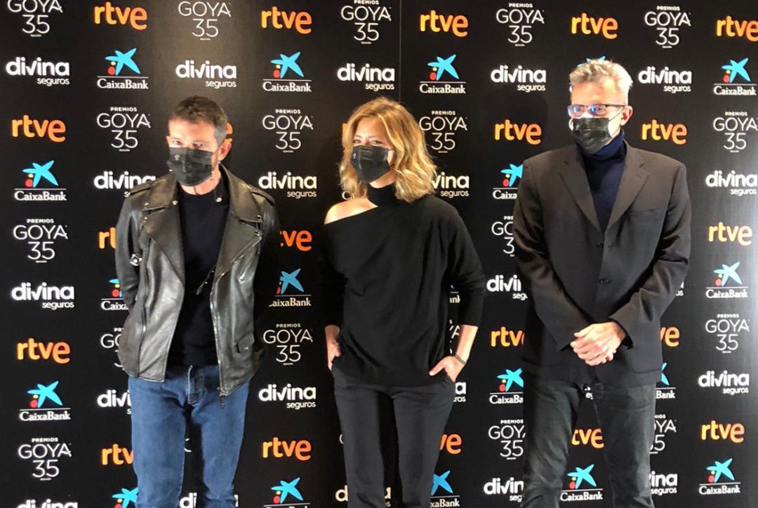Antonio Banderas, María Casado y Mariano Barroso Antonio Banderas, María Casado y Mariano Barroso