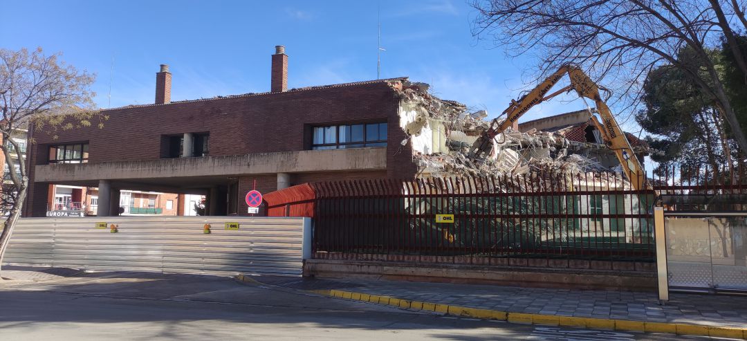 Imagen del derribo del CAS de este martes Imagen del derribo del CAS de este martes