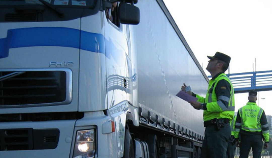 El transportista fue detenido en un control de la A-52 El transportista fue detenido en un control de la A-52