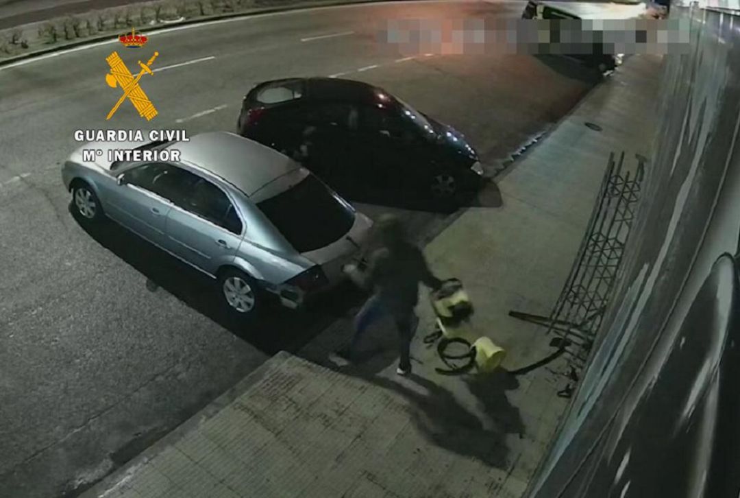 Imagen captada por las cámaras de seguridad Imagen captada por las cámaras de seguridad