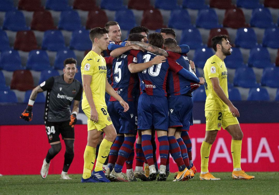 Los jugadores del Villarreal asumían que la eliminación se iba a producir tras el gol del Levante Los jugadores del Villarreal asumían que la eliminación se iba a producir tras el gol del Levante