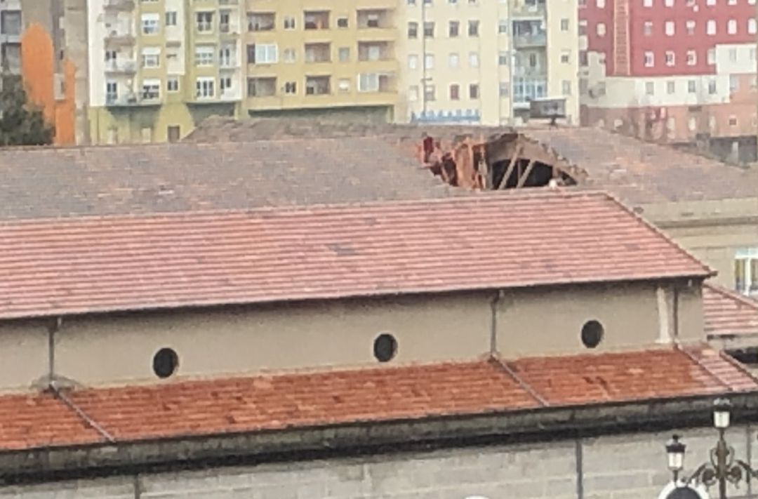 La primera inspección de la zona afectada ha descartado afectaciones más graves La primera inspección de la zona afectada ha descartado afectaciones más graves