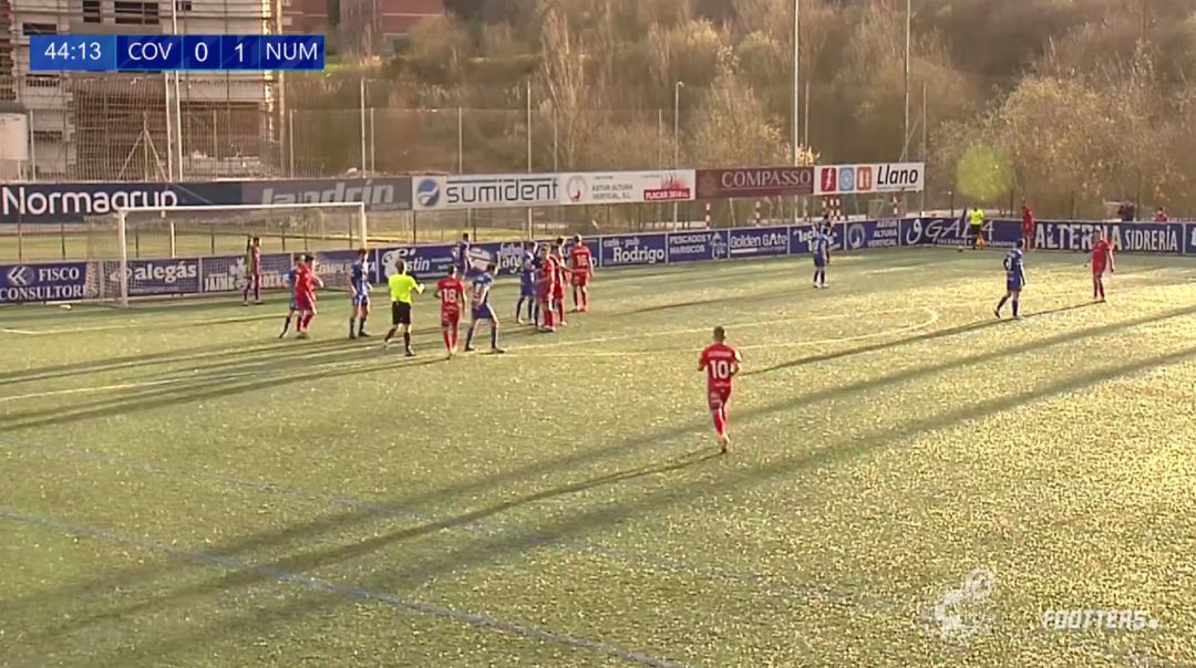 El Numancia se adelantó en la primera mitad con el gol de Menudo. El Numancia se adelantó en la primera mitad con el gol de Menudo.