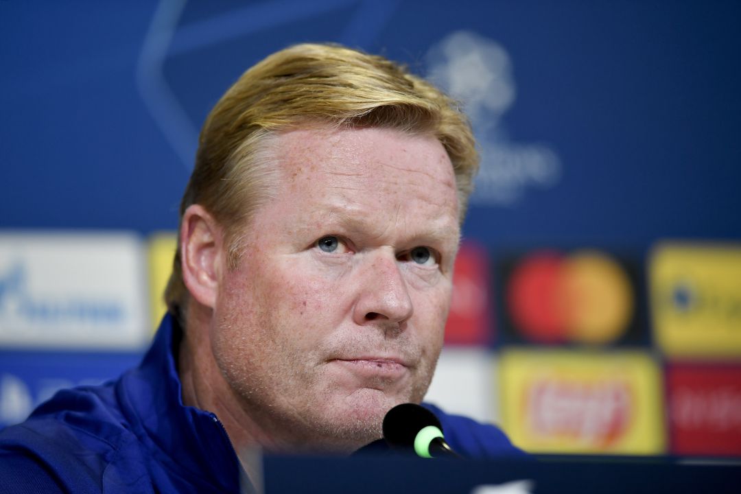 Ronald Koeman, en rueda de prensa Ronald Koeman, en rueda de prensa