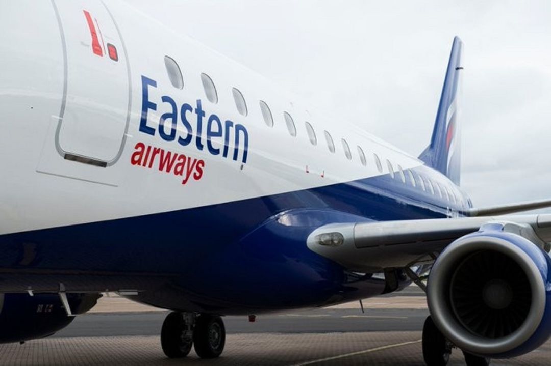 Avión de Eastern Airways. Avión de Eastern Airways.