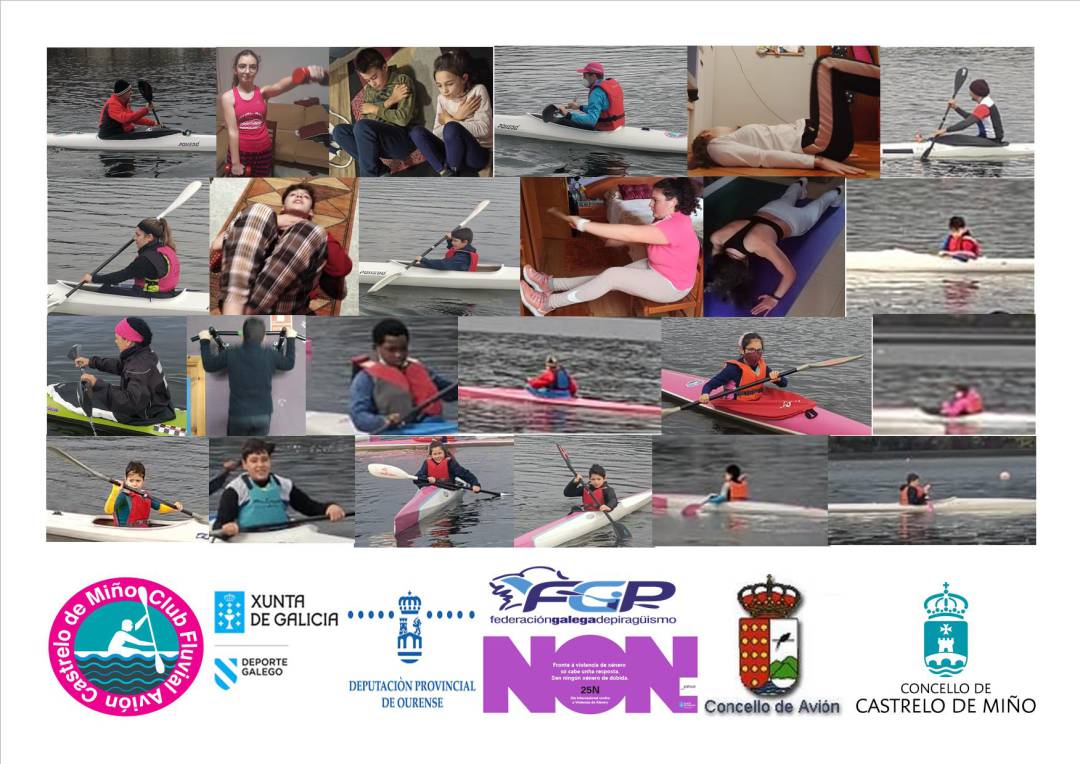 El Club Fluvial Avión-Castrelo de Miño, adapta sus entrenamientos eb esta situación El Club Fluvial Avión-Castrelo de Miño, adapta sus entrenamientos eb esta situación
