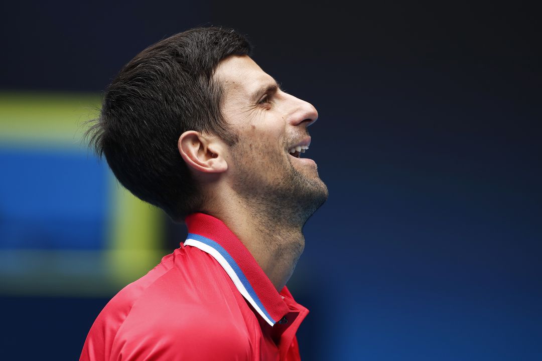 Novak Djokovic durante la ATP Cup 2021 Novak Djokovic durante la ATP Cup 2021