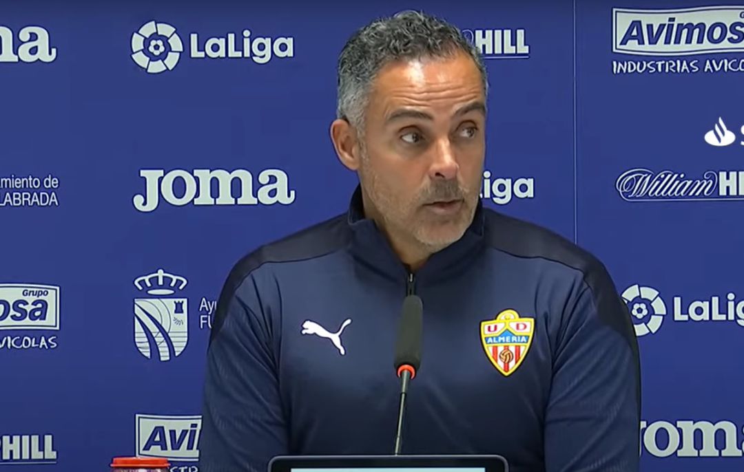 José Gomes en la sala de prensa del Fernando Torres. José Gomes en la sala de prensa del Fernando Torres.