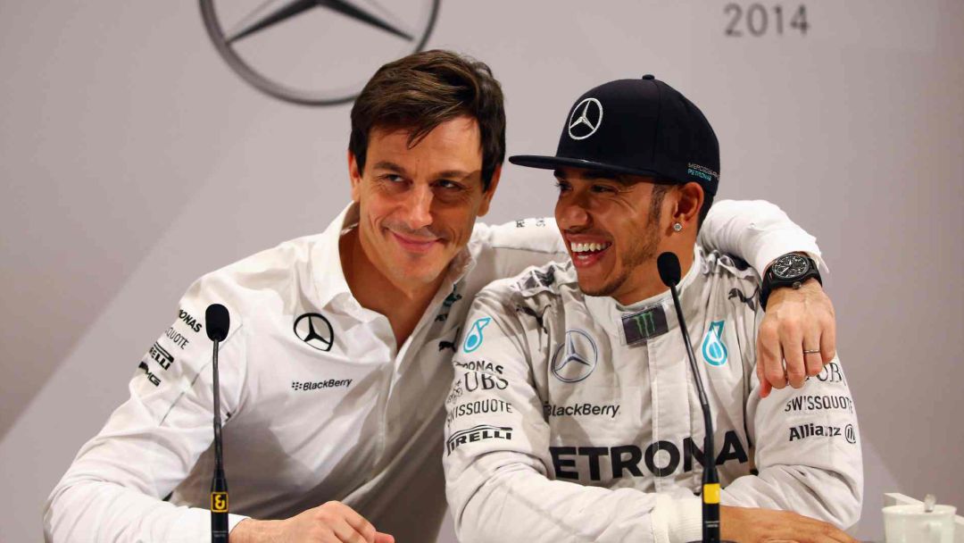 Toto Wolf y Lewis Hamilton, en una imagen de 2014. Toto Wolf y Lewis Hamilton, en una imagen de 2014.