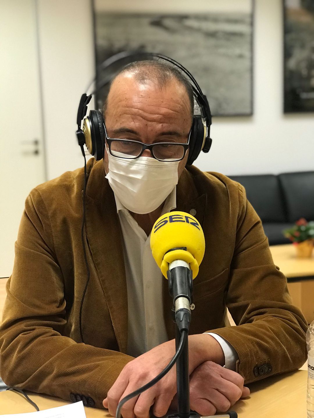 Felipe Faci, en su despacho, en la entrevista de "La Rebotica" de Radio Zaragoza. Felipe Faci, en su despacho, en la entrevista de "La Rebotica" de Radio Zaragoza.