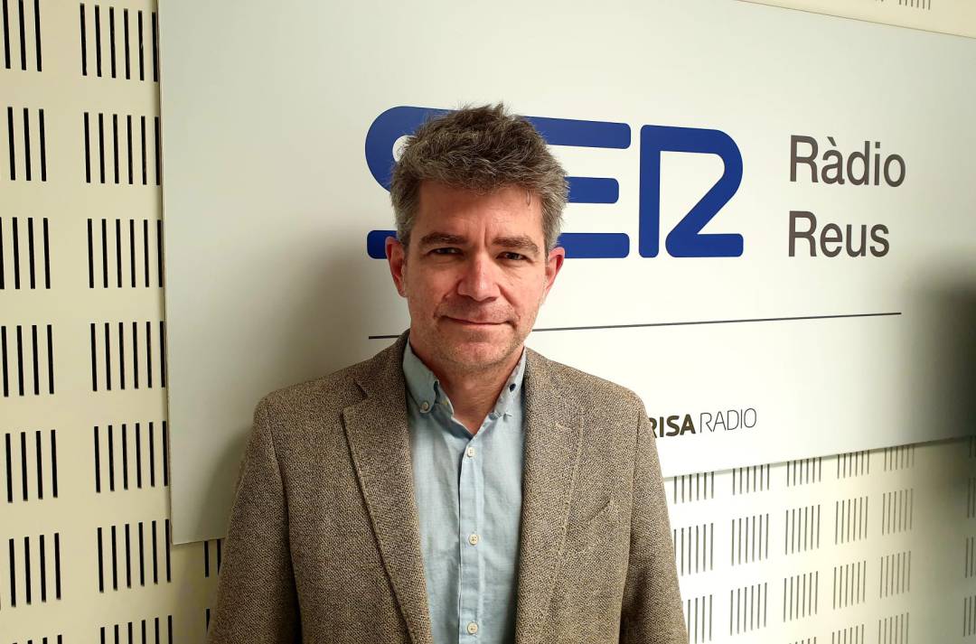 Marc Arza als estudis de Ràdio Reus Marc Arza als estudis de Ràdio Reus