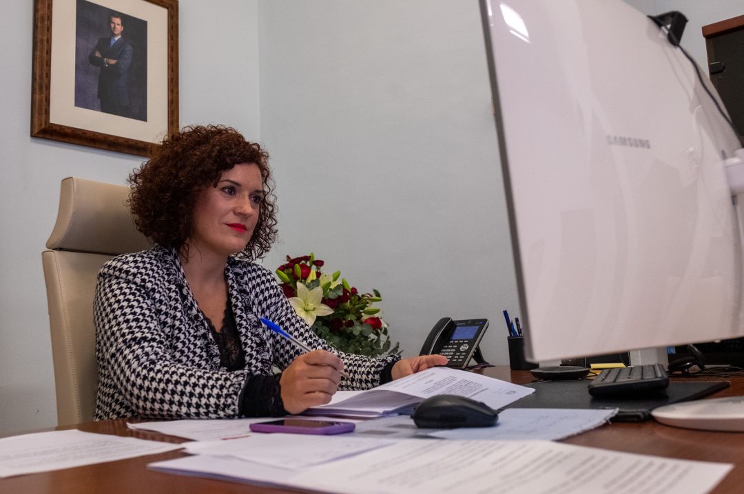 María Eugenia Limón, presidenta de la Diputación de Huelva. María Eugenia Limón, presidenta de la Diputación de Huelva.