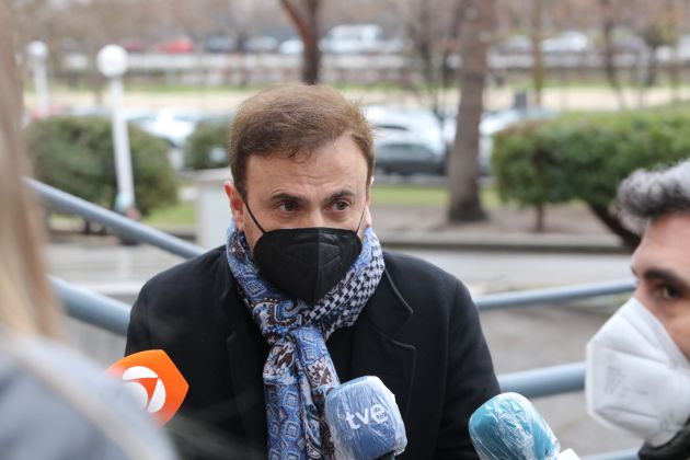 El cómico José Mota, a su llegada como víctima de estafa El cómico José Mota, a su llegada como víctima de estafa