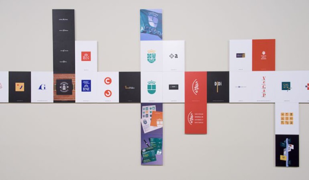 Algunos de los logos que se pudieron ver en la exposición 'Alberto Corazón. Diseño:la energía del pensamiento gráfico. 1965-2015' Algunos de los logos que se pudieron ver en la exposición 'Alberto Corazón. Diseño:la energía del pensamiento gráfico. 1965-2015'