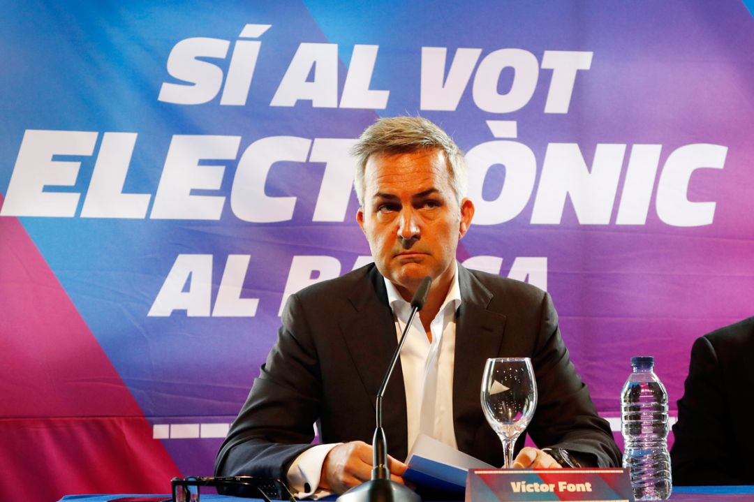 Víctor Font, candidato a las elecciones del Barça Víctor Font, candidato a las elecciones del Barça