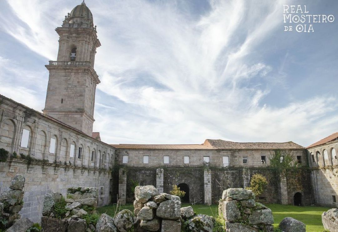 Estado actual del Monasterio de Oia. Estado actual del Monasterio de Oia.
