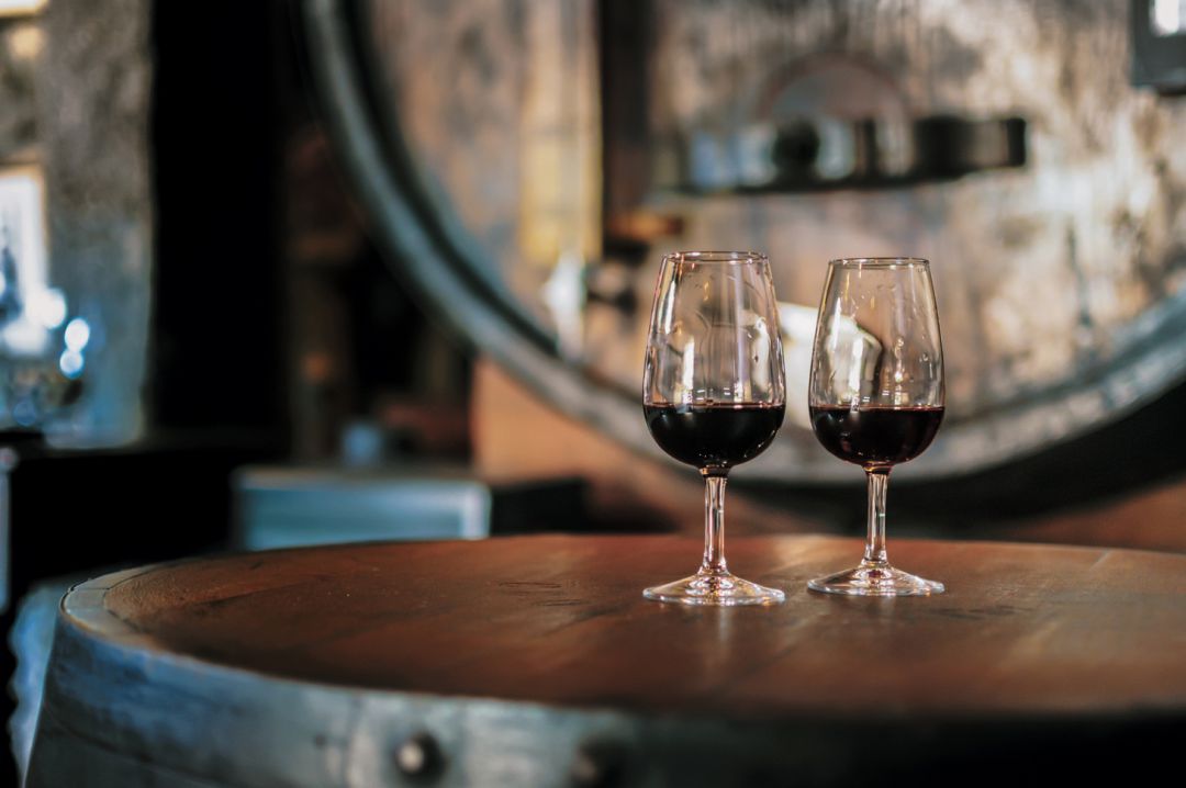Archivo de una bodega de vino Archivo de una bodega de vino