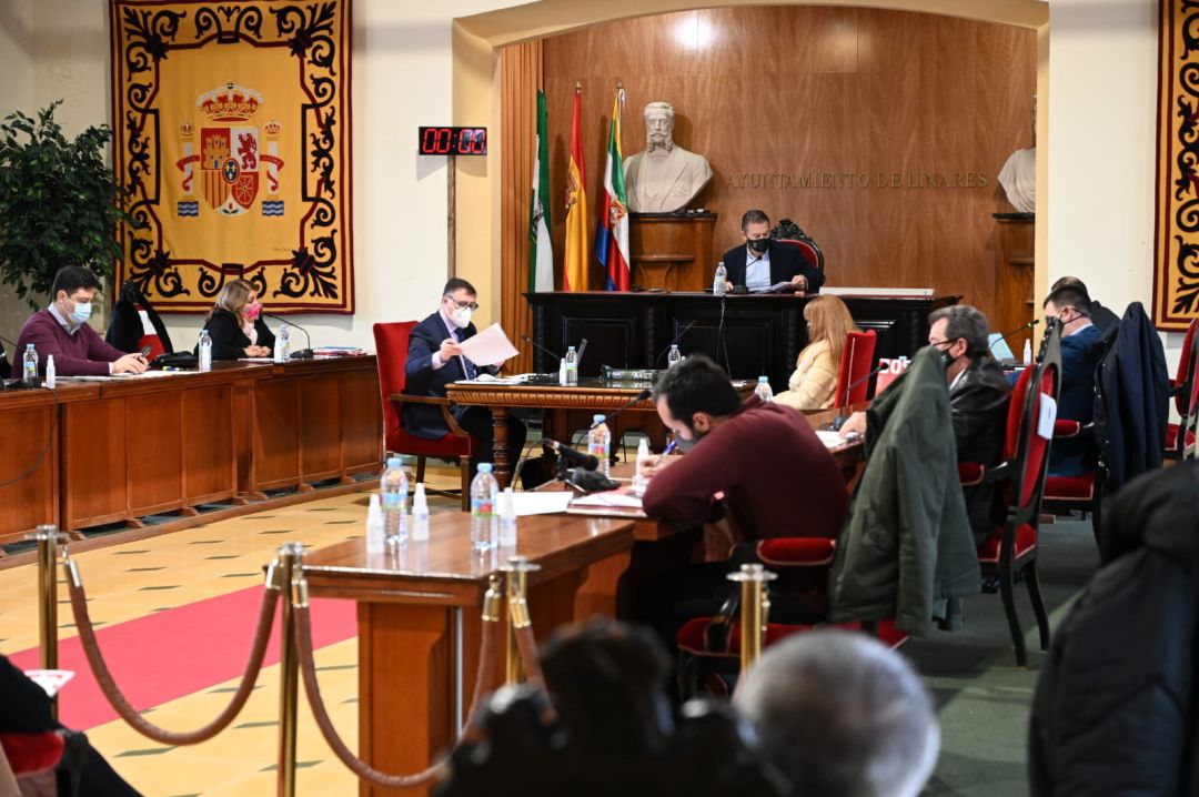 Imagen de hoy en el salón de plenos de la Estación de Madrid Imagen de hoy en el salón de plenos de la Estación de Madrid