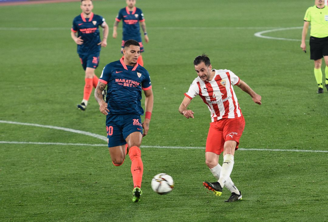Juan Villar en el partido de Copa del Rey ante el Sevilla. Juan Villar en el partido de Copa del Rey ante el Sevilla.