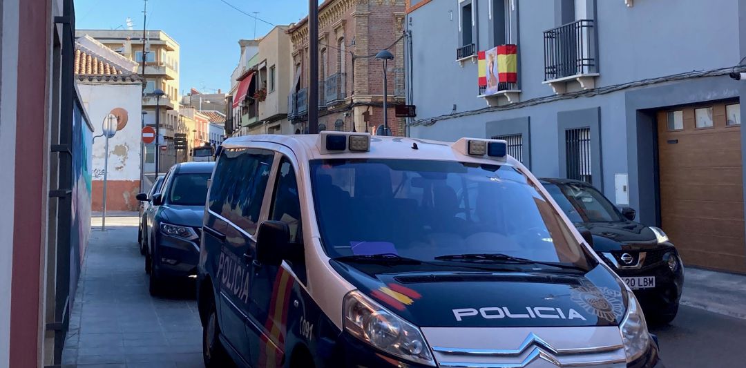 Imagen de archivo de un furgón de la Policía Nacional Imagen de archivo de un furgón de la Policía Nacional