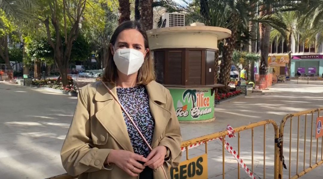 La concejala de Medio Ambiente, Esther Díez La concejala de Medio Ambiente, Esther Díez
