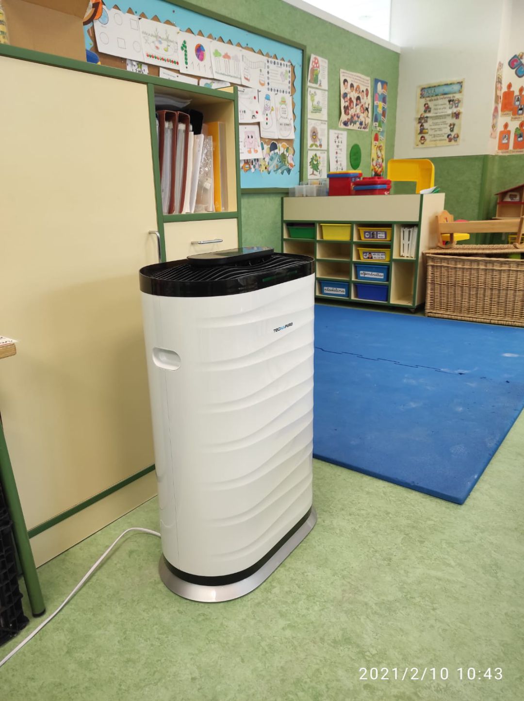 San Cristóbal de Segovia ha instalado purificadores de aire en su colegio público San Cristóbal de Segovia ha instalado purificadores de aire en su colegio público