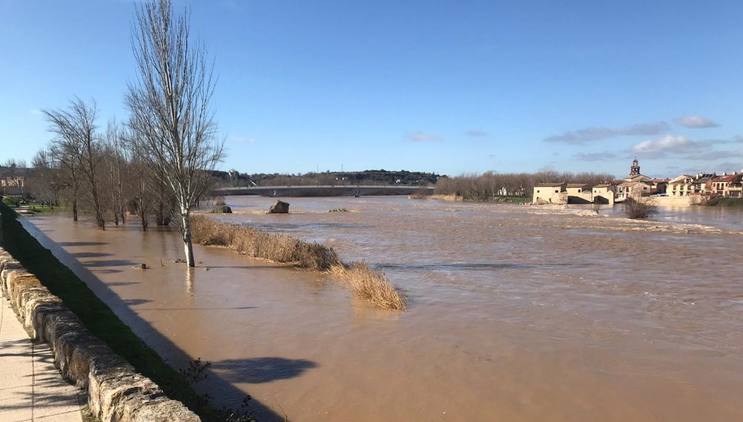 El Duero, hoy, a su paso por Zamora El Duero, hoy, a su paso por Zamora