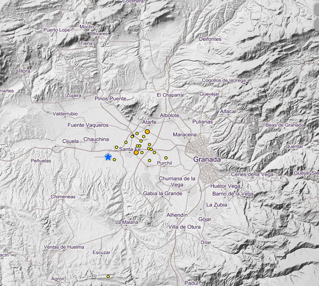 Nuevo terremoto en Chauchina (Granada) este lunes 15 de febrero con epicentro en Chauchina y una magnitud 3.5 Nuevo terremoto en Chauchina (Granada) este lunes 15 de febrero con epicentro en Chauchina y una magnitud 3.5