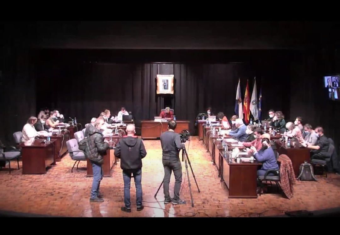 Pleno municipal de Pontevedra Pleno municipal de Pontevedra
