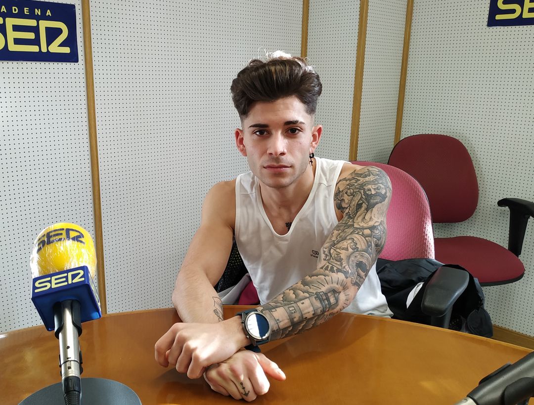 Rauw Gallego durante la entrevista Rauw Gallego durante la entrevista
