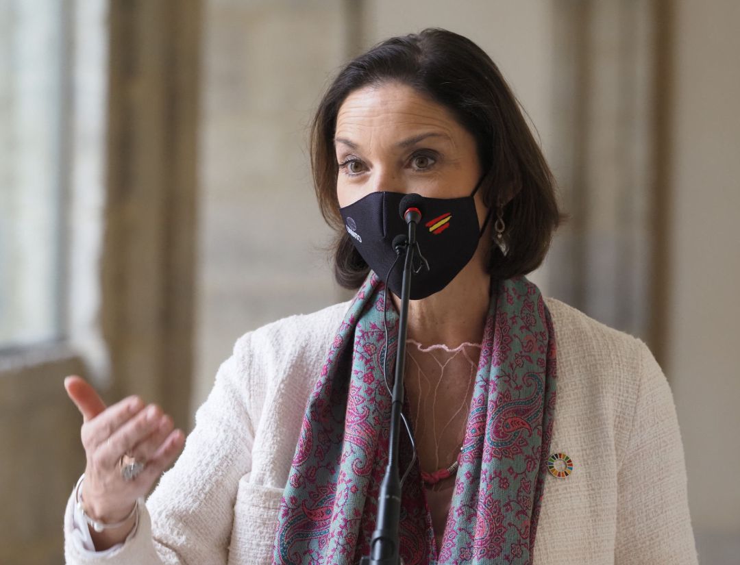 La ministra de Industria, Comercio y Turismo, Reyes Maroto. La ministra de Industria, Comercio y Turismo, Reyes Maroto.