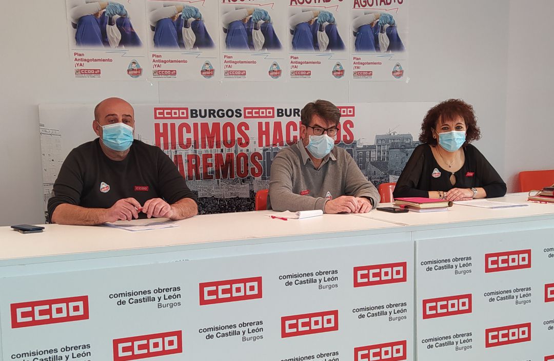 Representantes del sector sanitario de Comisiones Obreras Representantes del sector sanitario de Comisiones Obreras
