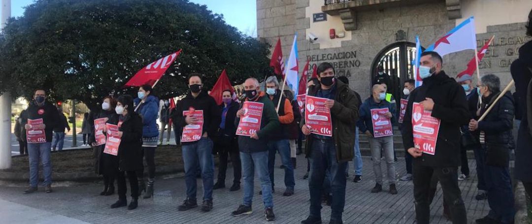 Concentración de la CIG frente a la Delegación del Gobierno Concentración de la CIG frente a la Delegación del Gobierno