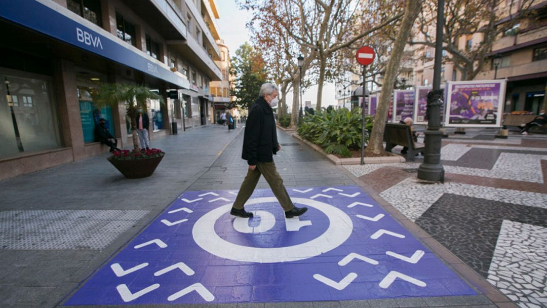 Zona de La Morada en el centro de Gandia Zona de La Morada en el centro de Gandia