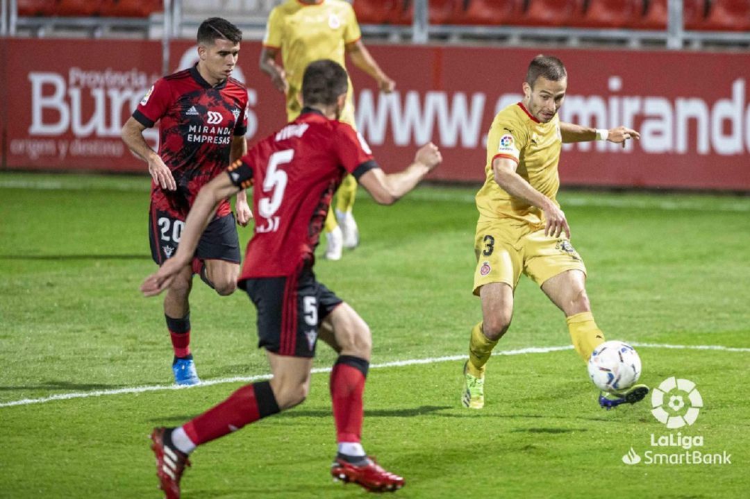 Franquesa, en una acció de l'últim partit de lliga. Franquesa, en una acció de l'últim partit de lliga.