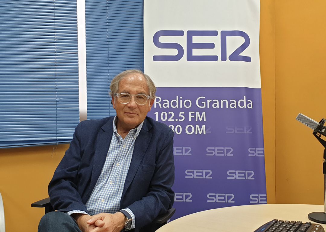 El exalcalde de Granada Jesús Quero en los estudios de Radio Granada El exalcalde de Granada Jesús Quero en los estudios de Radio Granada
