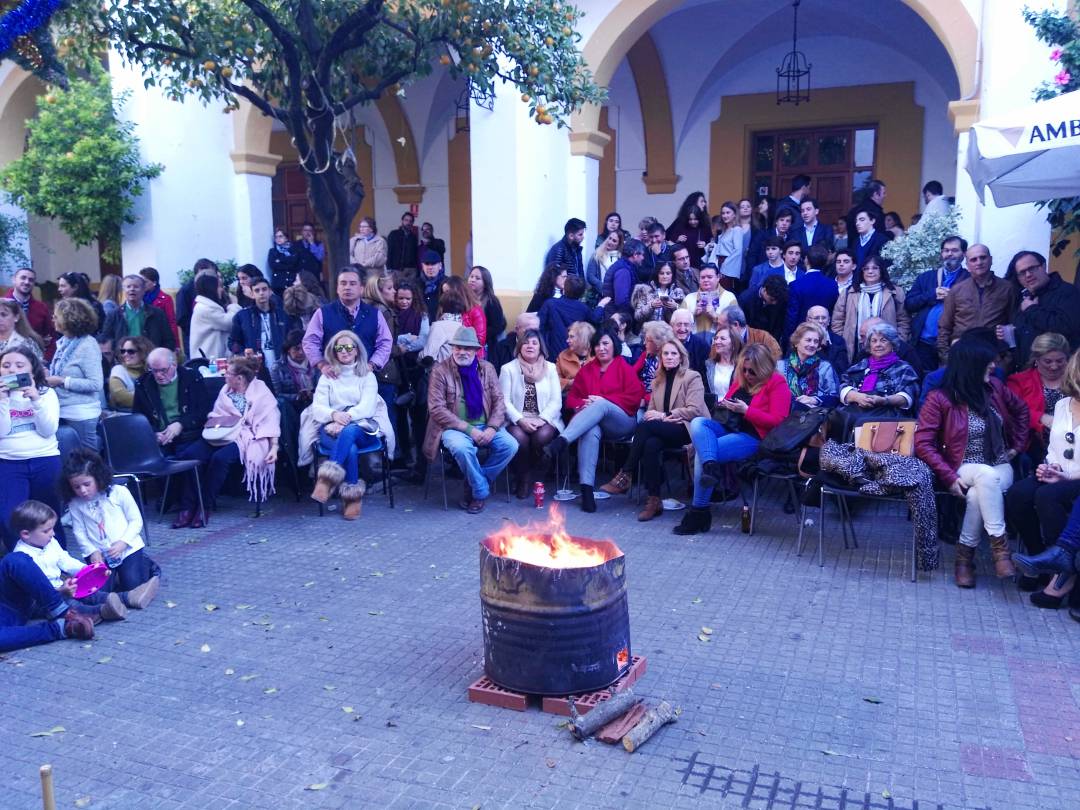 Una de las zambombas que se celebran en Jerez durante la Navidad Una de las zambombas que se celebran en Jerez durante la Navidad