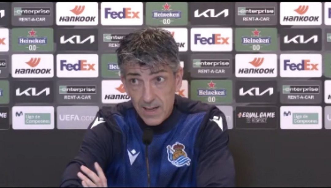 Imanol habla en la previa al partido de turín Imanol habla en la previa al partido de turín