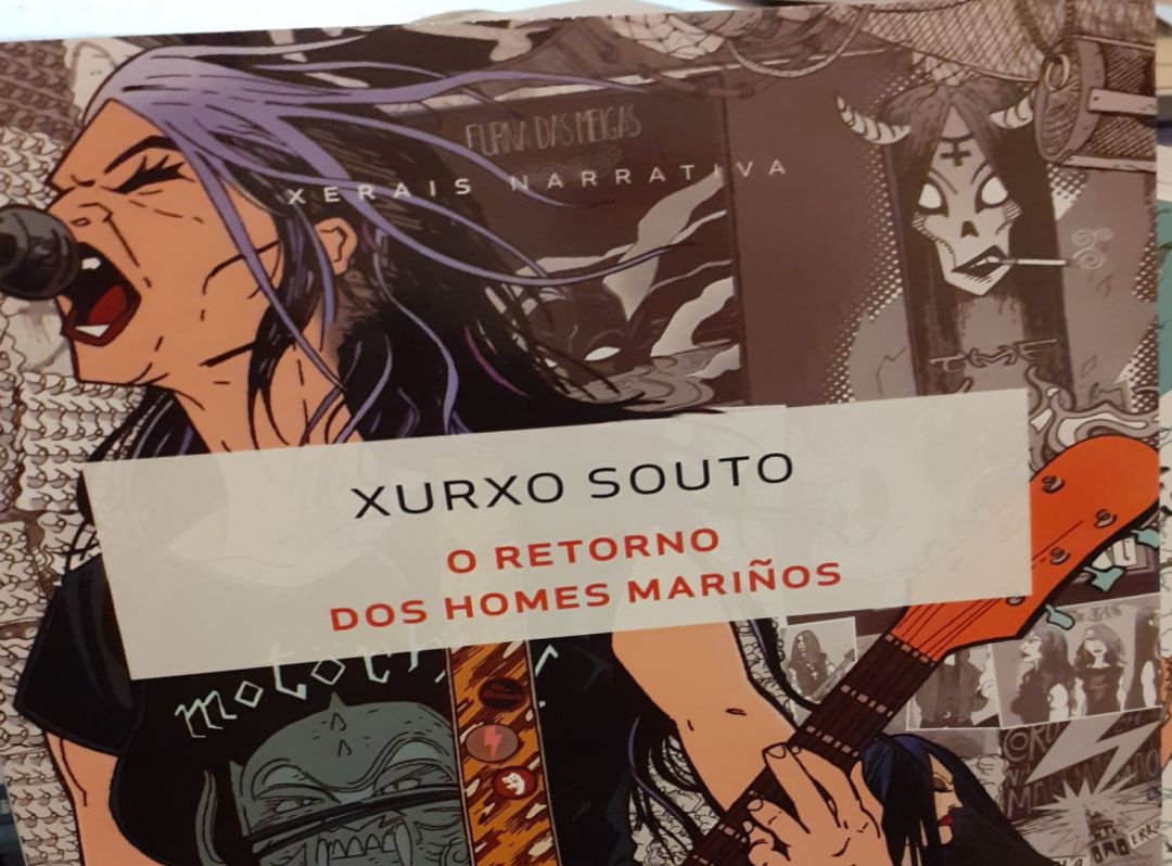 Portada de la primera novela de Xurxo Souto Portada de la primera novela de Xurxo Souto