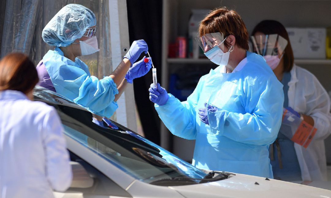 Realización de pruebas de detección del coronavirus Realización de pruebas de detección del coronavirus